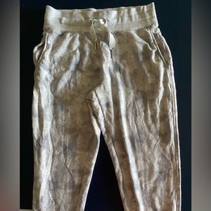 Athleta size small gray tye-dye joggers